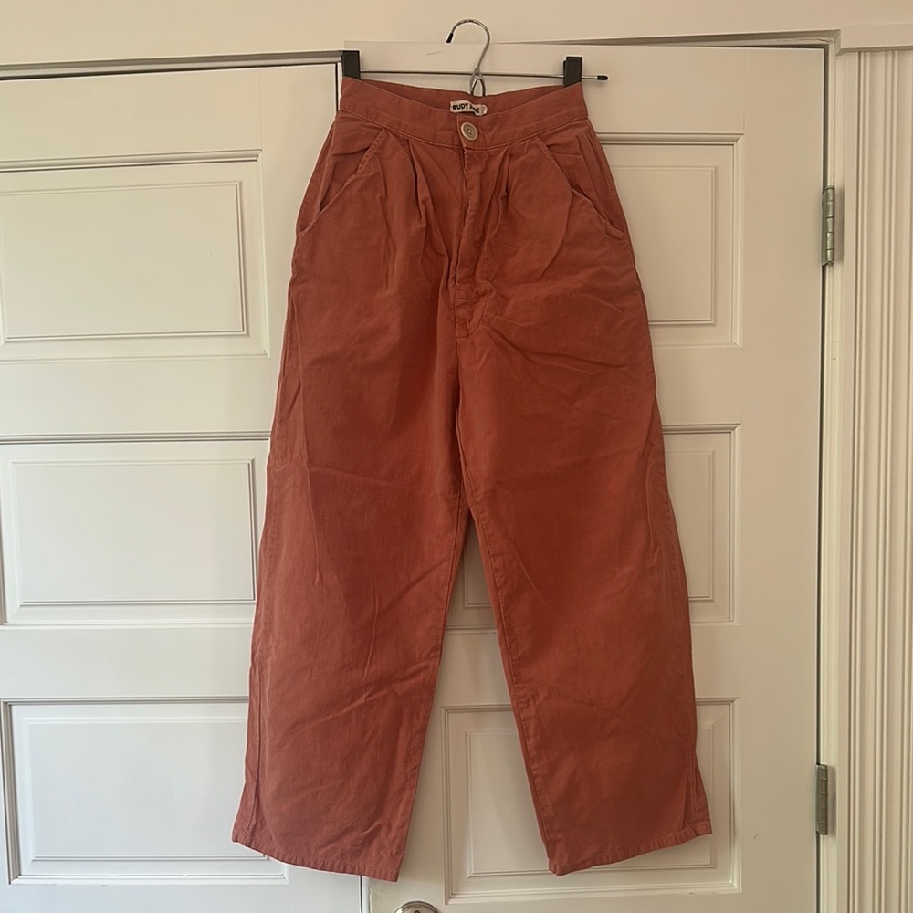 Rudy Jude, Adult Pleated Trouser, sz 1, Terracotta